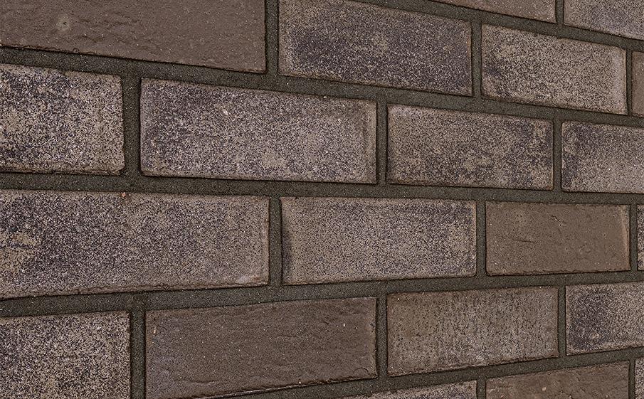 Клинкерный кирпич Plinfa Iron 2808, цвет Коричневый, рельефная — миниатюра 2