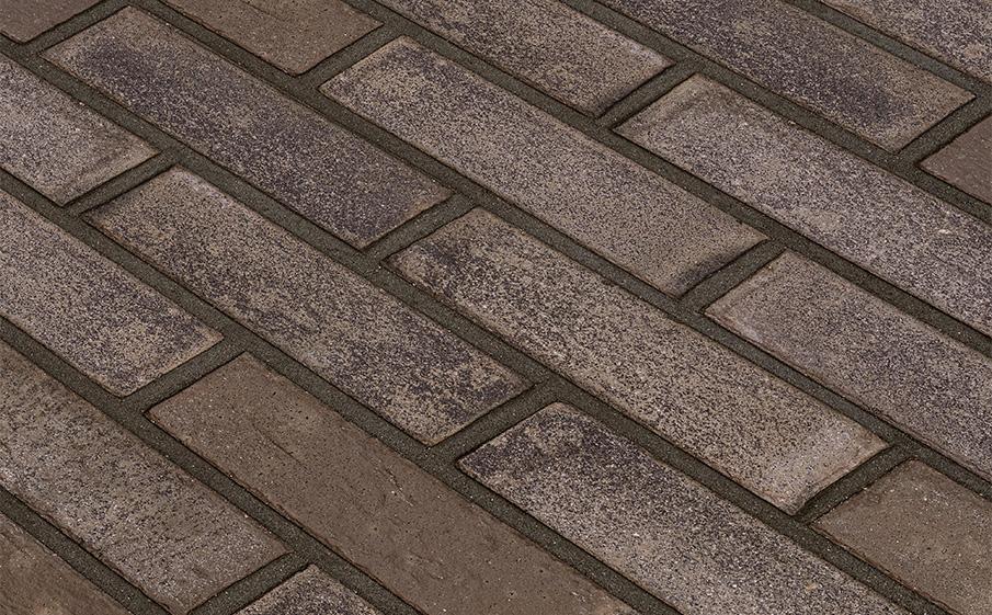 Клинкерный кирпич Plinfa Iron 2808, цвет Коричневый, рельефная — миниатюра 3