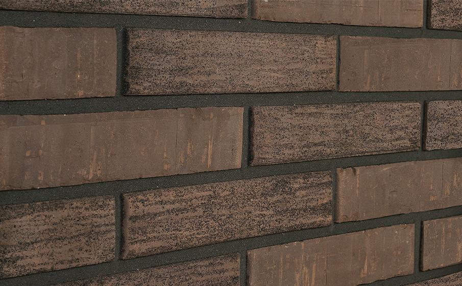 Керамический кирпич Plinfa Cassia MIX 1811, цвет Коричневый, рельефная — миниатюра 2