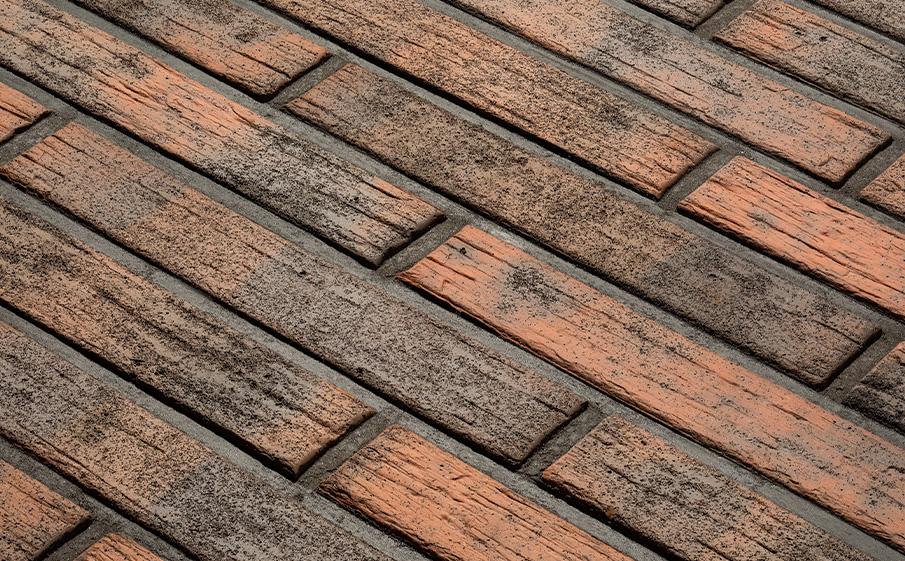 Керамический кирпич Plinfa Cassia 1310, цвет Оранжевый, рельефная — миниатюра 3